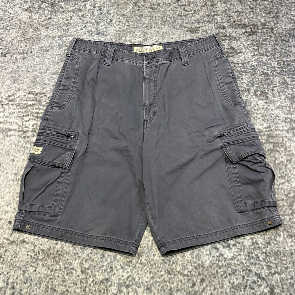 Lee Dungarees Cargo Shorts Mens 36 Gray Utility Outdoor‎ Skater Workwear Y2K